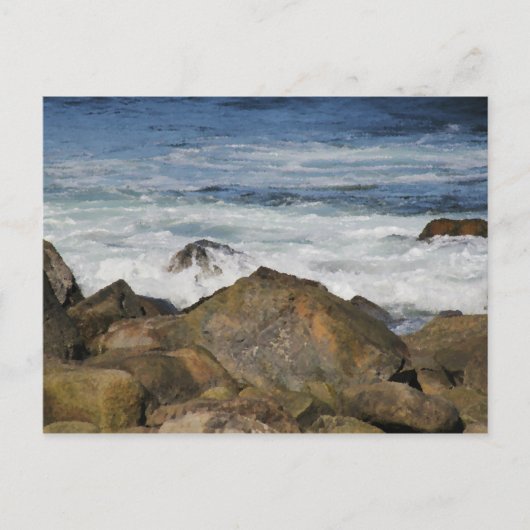 Rocky Seashore Briefkaart (Voorkant)