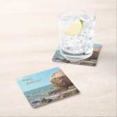 Rocky Seashore Kartonnen Onderzetters (Insitu)