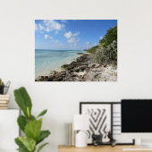 Rocky Shore - Coco Cay Poster (Thuiskantoor)