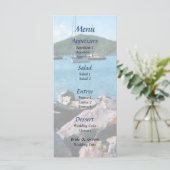 Rocky Shore St. Thomas Trouwmenu Menu (Staand voorkant)