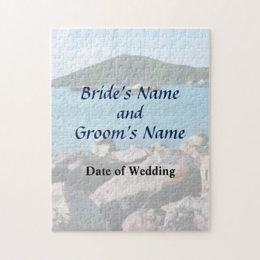 Rocky Shore St. Thomas Wedding Products Legpuzzel (Verticaal)