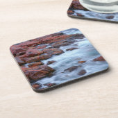 Rocky shoreline met water, Canada Drankjes Onderzetter (Linkerzijde)