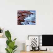 Rocky shoreline with water, Canada Poster (Thuiskantoor)