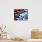 Rocky shoreline with water, Canada Poster (Keuken)