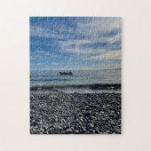 Rocky Shores en Blue Skies Puzzel Legpuzzel (Verticaal)