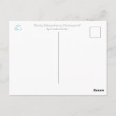 Rocky silhouettes op Perranporth Briefkaart (Achterkant)