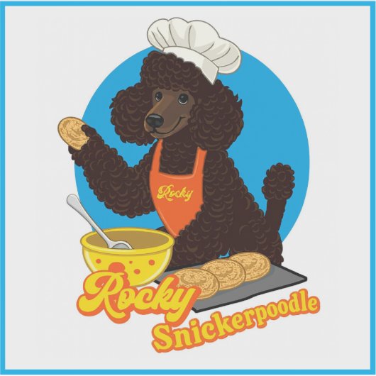 Rocky Snickerpoodle Sticker (Voorkant)