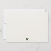 Rocky Snow Mountain Waterverf Landscape Wedding Bedankkaart (Achterkant)