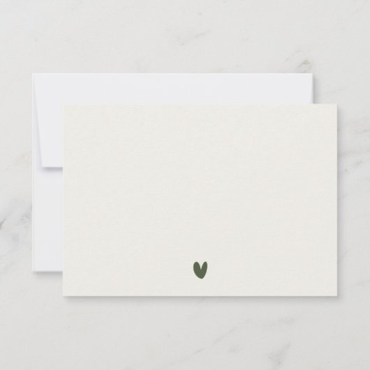 Rocky Snow Mountain Waterverf Landscape Wedding RSVP Kaartje (Achterkant)