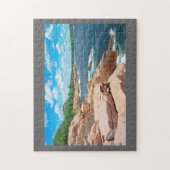 Rocky Summer Seascape Acadia National Park Maine Legpuzzel (Verticaal)