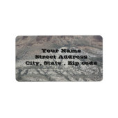 Rocky Surface Adresetiketten Etiket (Voorkant)