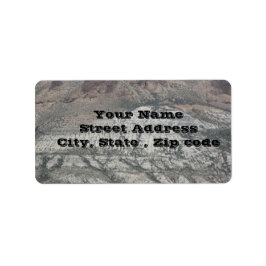 Rocky Surface Adresetiketten Etiket
