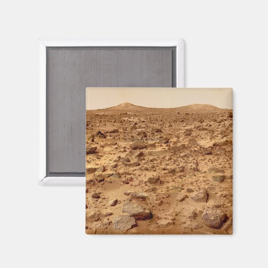 Rocky Surface of Planet Mars Magneet (Voorkant / Achterkant)