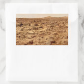 Rocky Surface of Planet Mars Rechthoekige Sticker (Tas)