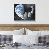 Rocky, terrestrische werelden canvas afdruk (Insitu (Slaapkamer))