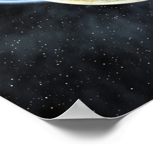 Rocky, terrestrische werelden poster (Hoek)