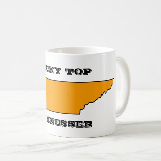 Rocky Top Tennessee Koffiemok (Voorkant rechts)