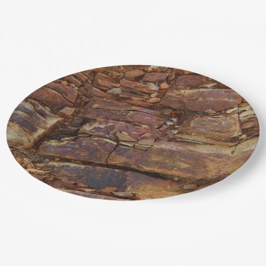 Rocky Uitzicht Papieren Bordje (Gekanteld)