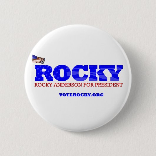 ROCKY voor de Button van Presidenten (Voorkant)