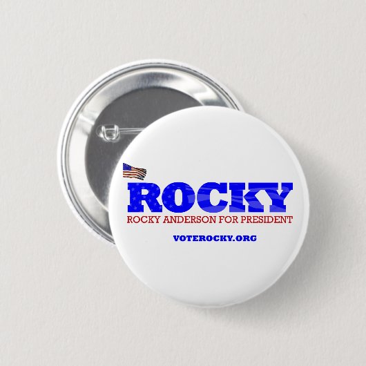 ROCKY voor de Button van Presidenten (Voorkant /achterkant)