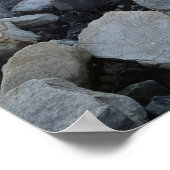 Rocky Waterscape Sunset Photo Poster (Hoek)