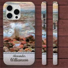 Rocky Waves 0742 iPhone 15 Pro Max Hoesje