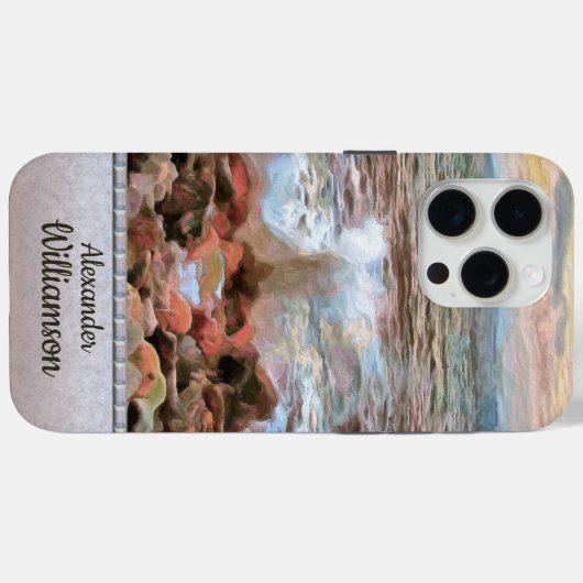 Rocky Waves 0742 Case-Mate iPhone Case (Achterkant (horizontaal))
