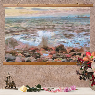 Rocky Waves 0742 Hangend Wandkleed