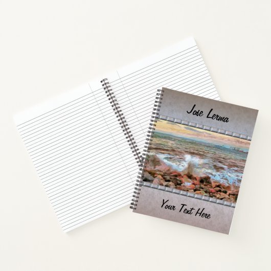 Rocky Waves 0742 Notitieboek (Binnen)