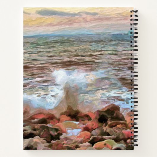 Rocky Waves 0742 Notitieboek (Achterkant)