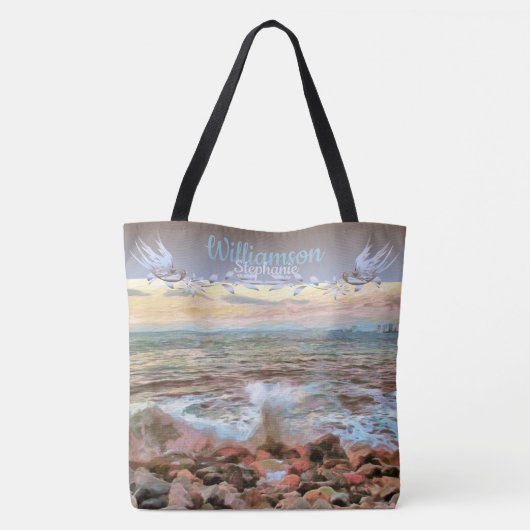 Rocky Waves 0742 Tote Bag (Achterkant)