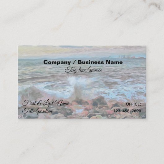 Rocky Waves 0742 Visitekaartje (Voorkant)