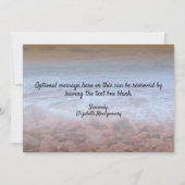 Rocky Waves Dank je wel 0742 Bedankkaart (Achterkant)