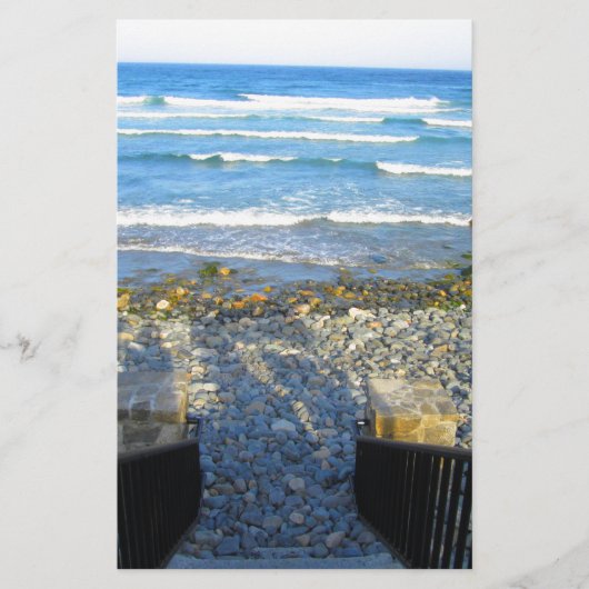 Rocky York Beach Access Briefpapier (Voorkant)
