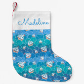 Rocky Zee Pattern | Jouw namen toevoegen Kleine Kerstsok (Voorkant)