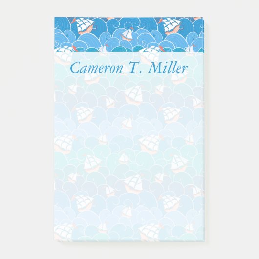 Rocky Zee Pattern | Jouw namen toevoegen Post-it® Notes (Voorkant)