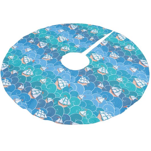 Rocky Zee Pattern Kerstboom Rok (Gekanteld)