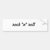 rocn "N roll logo Bumpersticker (Voorkant)