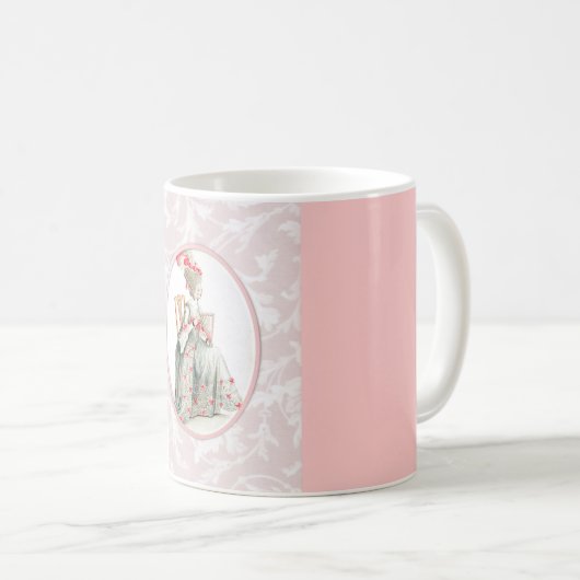 Rococco Lady Koffiemok (Voorkant rechts)