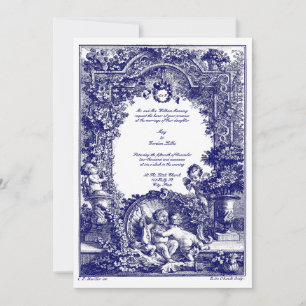 Rococo 1771 Altaar met bloemenslingers en cherubij Kaart