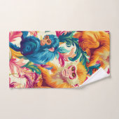 Rococo Aap Patroon Bad Handdoek (Handdoek)