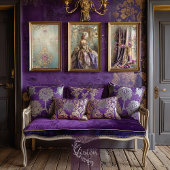 Rococo Antoinette Still Life & Damask Matching Set Inpakpapier Vel