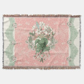 Rococo bank gooit dekens katoen polyester deken (Voorkant)