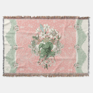 Rococo bank gooit dekens katoen polyester deken