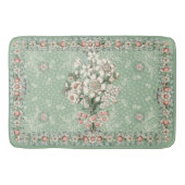 Rococo Bathroom Decor Bath Mat & Rugs Bouquet (Voorkant)