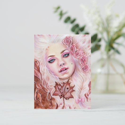 Rococo Beauty Briefkaart (Staand voorkant)