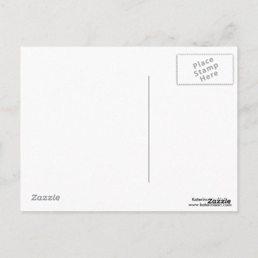 Rococo Beauty Briefkaart (Achterkant)