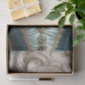 Rococo Beauty Decoupage Papier – weelderige jurk (Geschenk)