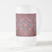 Rococo Blossom Matglas Bierpul (Voorkant rechts)