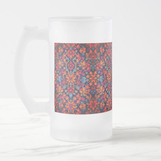 Rococo Blossom Matglas Bierpul (Links)